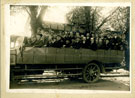 View: c10872 Crewe: Charabanc outing, group of men