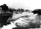 View: c10904 Chester: River Dee, The Weir and Floating Baths