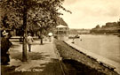 View: c11055 Chester: The Groves and bandstand