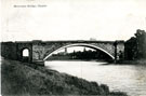 View: c11062 Chester: Grosvenor Bridge over the River Dee