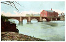 View: c11064 Chester: Old Dee Bridge and Dee Mills
