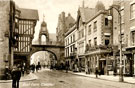 View: c11120 Chester: Eastgate Street and Clock