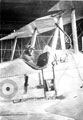 View: c11185 Widnes: Thomas Mottershead in aeroplane