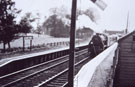 View: c11629 Goostrey: Steam train leaving the station