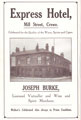 View: c12002 Crewe: Burke's Express Hotel, Mill Street