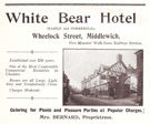 View: c12097 Middlewich: Bernard's White Bear Hotel, Wheelock Street