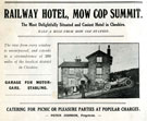View: c12215 Mow Cop: Johnson's Railway Hotel