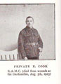 View: c12267 Congleton: portrait of Private E. Cook