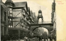 View: c12476 Chester: Eastgate Street and Clock