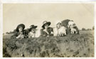 View: c12603 Group of nurses enjoying a picnic in the countryside
