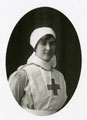 View: c12618 Studio photograph of a British Red Cross Voluntary Aid Detachment (VAD)