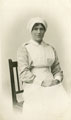 View: c12621 Studio photograph of First World War untrained nurse