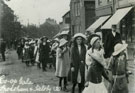 View: c12735 Frodsham: Co-op Gala procession, Church Street