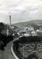 View: c12857 Bollington: view over the town