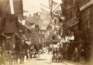 View: c13430 Macclesfield: Mill Street, Queen Victoria's Jubilee Day