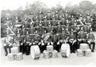 View: c13732 Chester: Eastgate Street, Cheshire Regiment Band