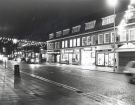 View: c14621 Wilmslow: Water Lane, shop frontages and Christmas lights