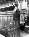 View: ch2699 South Side,14th Century bench end 	