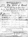 View: ch2727 A Notice of 1801 Entitled, 'The Assize of Bread' 	