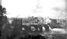 View: ch2749 Drawing of Old Dee Bridge 	