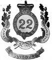 View: ch2800 Insignia of 22nd Regt. The Cheshires