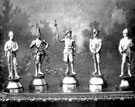 View: ch2806 Silver Statuettes with Uniforms of various periods 	