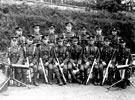 View: ch2812 Machine Gun Section, First World War.