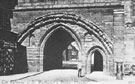 View: ch2820 Chester, Old Gateway of St Werburgh's 	