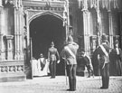View: ch2831 Cheshire Regiment Colours entering Cathedral 	