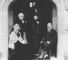 View: ch2834 King Edward and Queen Visiting Hawarden 	