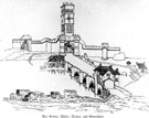 View: ch2875 Chester, Drawing of Dee Bridge