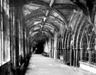 View: ch3009 Chester, Cathedral, The Cloisters 	
