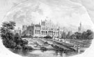 View: ch3026 Eaton Hall, East Front 	