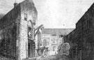 View: ch3068 Chester, Cathedral, South Entrance 	