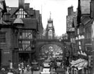 View: ch3081 Chester, The Eastgate 	