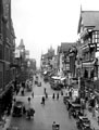 View: ch3083 Chester, Eastgate Street from the Eastgate	