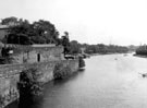 View: ch3100 Chester, City Walls and River 	
