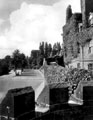 View: ch3102 Chester, City Walls overlooking Groves 	
