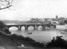 View: ch3125 Chester, Old Dee Bridge and Castle 	