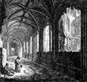 View: ch3241 Chester, Cathedral, Cloisters 	