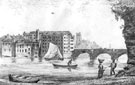 View: ch3273 Chester, Dee Bridge 	