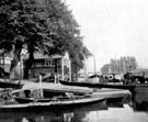 View: ch3299 Chester, River Dee at Ailemans Garden 	