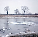 View: ch3587 Chester, River Dee melting 	