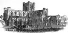 View: ch4015 Drawing of SW aspect of Cathedral 	