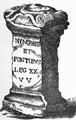 View: ch4027 Roman Altar found at Boughton 1821 	