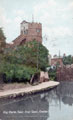 View: ch4050 King Charles Tower from canal