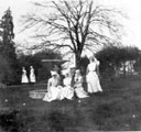 View: ch4153 Nurses in garden of Boughton Grange