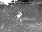 View: ch4157 Nurse in garden of Boughton Grange.