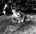 View: ch4162 Patient in garden of Boughton Grange