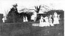 View: ch4165 Nurses in garden of Boughton Grange